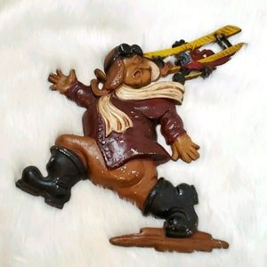 Vintage Bexton 1971 wall decor pilot airplane